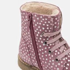 Friboo LEATHER - Schnürstiefelette - Mauve, Kinder -Friboo Verkäufe 0ed5f5e6948242d6ac5f6250e89a3a1d