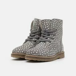 Friboo LEATHER - Schnürstiefelette - Light Grey, Kinder -Friboo Verkäufe 0f6b1ba12e3844dbb613c3e61451c9b9