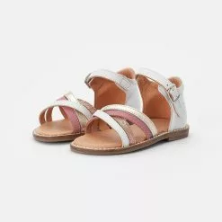 Friboo LEATHER SANDALS - Riemensandalette - White, Kinder -Friboo Verkäufe 100c08ba4a3241b6b6a9fee8928a98ef