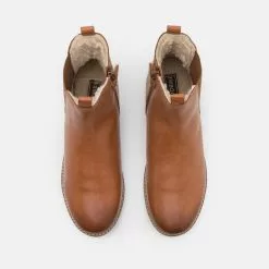 Friboo LEATHER BOOTIES - Stiefelette - Cognac, Kinder -Friboo Verkäufe 135ed5aaea6946539fcffcb986a182cf