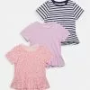 Friboo PEPLUM HEM TEE 3 PACK - T-Shirt Print - Pink - 402_purple - 404_dark Blue - 503, Kinder 2 Friboo PEPLUM HEM TEE 3 PACK - T-Shirt Print - Pink - 402_purple - 404_dark Blue - 503, Kinder -Friboo Verkäufe 1a6045a7da36400a8385b1332054c1da