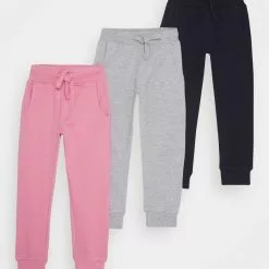 Friboo 3 PACK - Jogginghose - Pink/light Grey/dark Blue, Kinder
