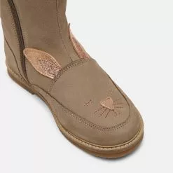 Friboo LEATHER - Stiefel - Taupe, Kinder -Friboo Verkäufe 32e15d22d5054c6e9dce6c1682cceb29