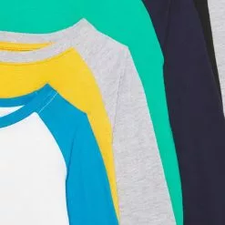 Friboo 4 PACK - Langarmshirt - Light Grey/ochre/dark Blue, Herren -Friboo Verkäufe 337690064a0a495ca0b3885f6dd5ca5d