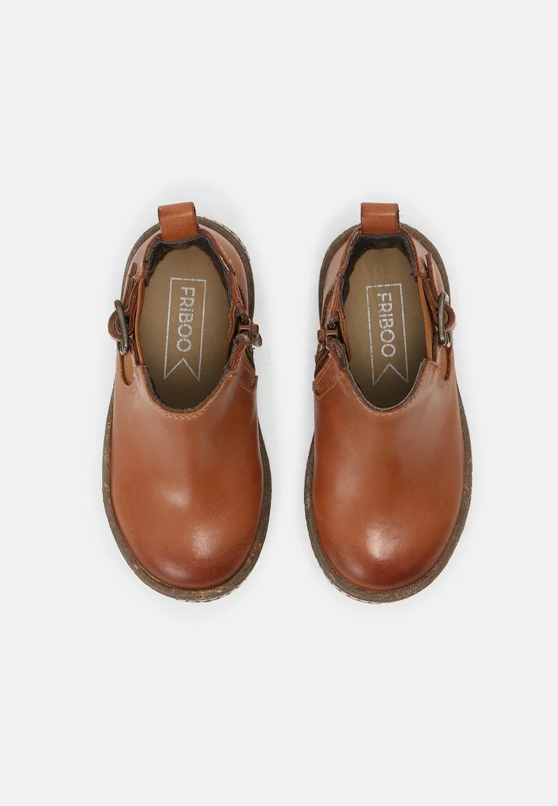 Friboo LEATHER BOOTIES - Stiefelette - Cognac, Unisex 6 Friboo LEATHER BOOTIES - Stiefelette - Cognac, Unisex – Bild 4