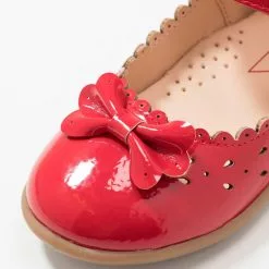 Friboo Riemchenballerina - Red, Kinder -Friboo Verkäufe 40c2770b8a6f42a39c11d5947182d5e6