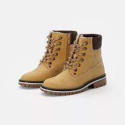 Friboo BOOTIES - Schnürstiefelette - Camel, Kinder -Friboo Verkäufe 42ea0e02028448b19c2a1bb6093e1261