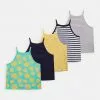 Friboo STRAPPY VEST 5 PACK - Top - Multi-coloured - 917_yellow - 202_dark Blue - 503, Kinder -Friboo Verkäufe 437b7bf4871a49bcb3d0144617913401