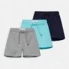 Friboo SOLID SPORT 3 PACK - Shorts - Grey / Dark Blue /turquoise, Kinder -Friboo Verkäufe 5972bc651d0a440ab94bfe52669491d5