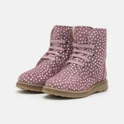 Friboo LEATHER - Schnürstiefelette - Mauve, Kinder -Friboo Verkäufe 6765156c5adf49389189f39248b0b460