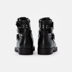 Friboo LEATHER BOOTIES - Cowboy-/Bikerstiefelette - Black, Kinder -Friboo Verkäufe 7807f5ff2f034a4fb6b92bd717ecc52b