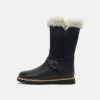 Friboo LEATHER - Snowboot/Winterstiefel - Dark Blue, Kinder
