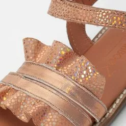 Friboo LEATHER STRAPPY SANDALS - Riemensandalette - Rose Gold/coloured, Kinder -Friboo Verkäufe 8ecbbc23b3db4043afe330eed8ebde82