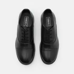 Friboo LEATHER - Schnürer - Black, Kinder -Friboo Verkäufe 8ed60413c1844abfad284b569ab652dd