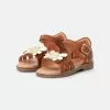 Friboo LEATHER SANDALS - Riemensandalette - Gold/cognac, Kinder -Friboo Verkäufe 94119875539043fe9a02b6690e35a2db