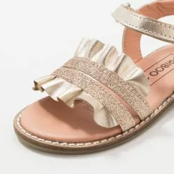 Friboo LEATHER - Riemensandalette - Gold, Kinder -Friboo Verkäufe a399d5c8c9764e1c8a967e5a88ee5048