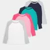 Friboo 4 PACK - Langarmshirt - Pink/dark Blue/turquoise, Kinder -Friboo Verkäufe b3664c5a6c4a4faea82d76d92d144f89