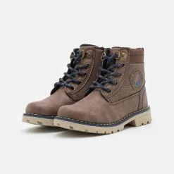 Friboo Schnürstiefelette - Dark Brown, Kinder -Friboo Verkäufe b865ea4a4d39417fb9ad663139a378a5