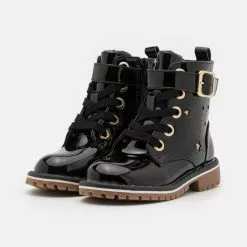 Friboo Schnürstiefelette - Black, Kinder -Friboo Verkäufe ba0e2d2739a5426aa43a49ed074a6bbe