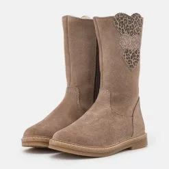 Friboo LEATHER - Stiefel - Taupe, Kinder -Friboo Verkäufe c09edf88349c4fd49cb41003e3bccf41