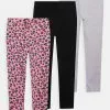 Friboo BASIC GIRLS 3 PACK - Leggings - Hosen - Pink - 402_grey - 102_black - 802, Kinder 2 Friboo BASIC GIRLS 3 PACK - Leggings - Hosen - Pink - 402_grey - 102_black - 802, Kinder -Friboo Verkäufe c0edb8ffa30a4f519ce546294f1b6b0a
