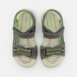 Friboo LEATHER - Trekkingsandale - Dark Grey, Kinder -Friboo Verkäufe cb7b4f1a03a74b1499e9dac4631458bc