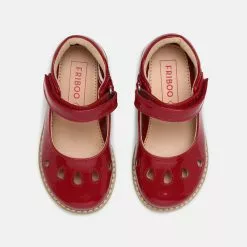 Friboo Riemchenballerina - Red, Kinder -Friboo Verkäufe cbd9c6add4404110b24d153359bbd450