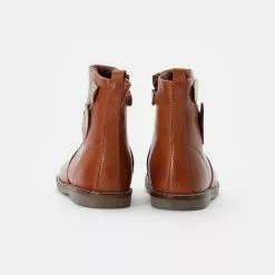 Friboo LEATHER BOOTIES - Stiefelette - Cognac, Kinder -Friboo Verkäufe da537eb70f4d4385b0c7fa08d70761e3