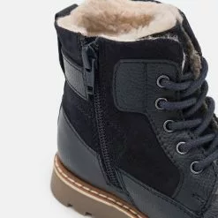 Friboo LEATHER - Schnürstiefelette - Dark Blue, Kinder -Friboo Verkäufe e073c4215c58405091f384228d22a137