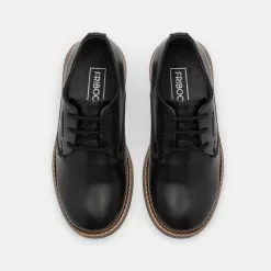 Friboo LEATHER - Schnürer - Black, Kinder -Friboo Verkäufe e282e24429874371b2aab537efa17e89