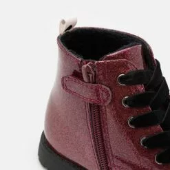 Friboo Schnürstiefelette - Bordeaux, Kinder -Friboo Verkäufe e4182bae5eea4a229df280122969aa06