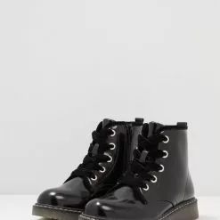 Friboo Schnürstiefelette - Black, Kinder -Friboo Verkäufe e4720f3e4b0247f59543e83aeb1040e1