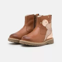 Friboo LEATHER - Stiefelette - Cognac, Kinder -Friboo Verkäufe ea295a289bd34fa4b3e604fb9d0ab57f