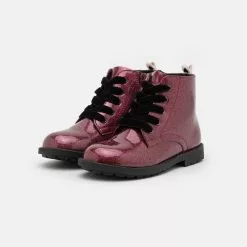 Friboo Schnürstiefelette - Bordeaux, Kinder -Friboo Verkäufe ec1db457e7ee48c4bfc46dbf5acdcfe7